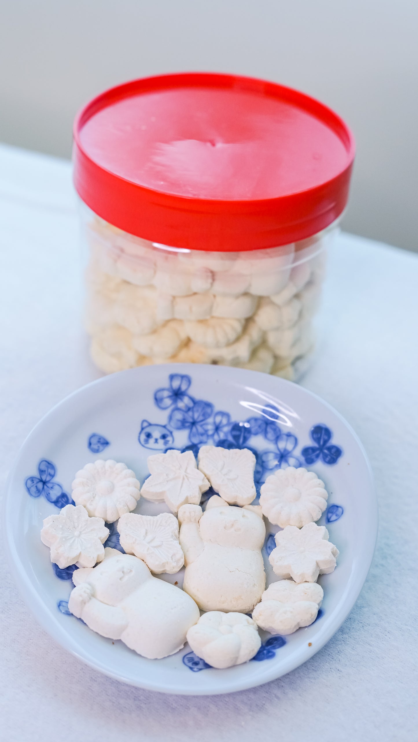 CNY Cookies| Fortune Cat Kueh Bangkit| Yummy Cookies!